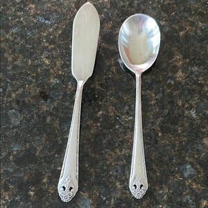 Elegant Silver Collectible Cutlery Set